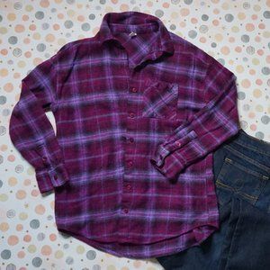 Purple Flannel Women's Shirt - XXS